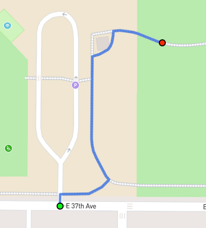 Auto follow roads routing