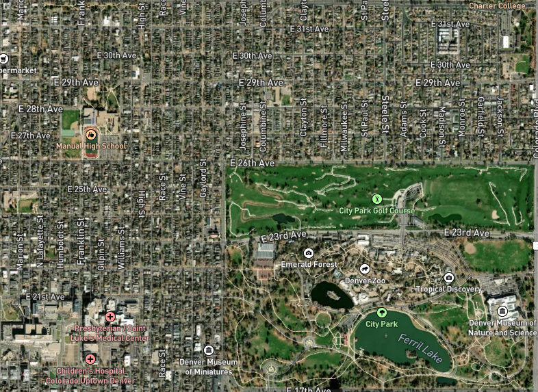 Satellite map